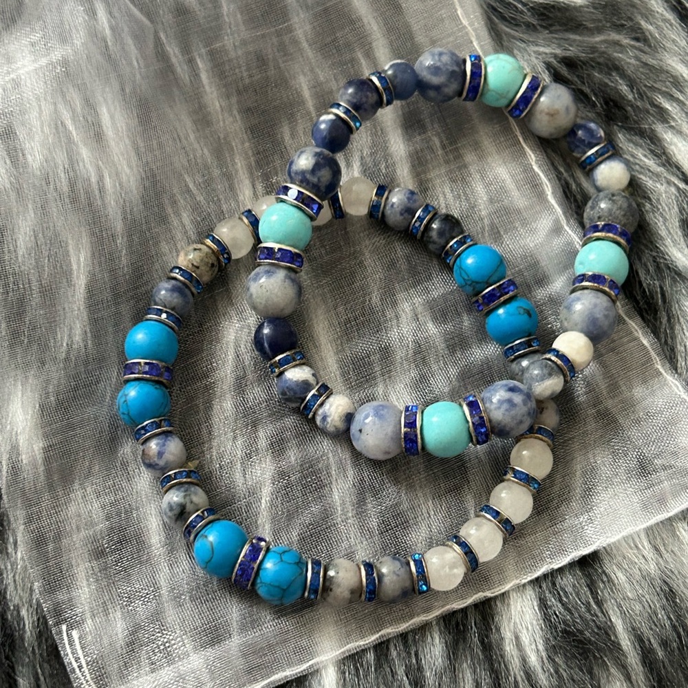 Sodalite Crystal Bracelet-Genuine